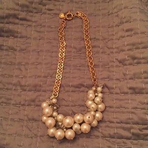 J. Crew pearl cluster necklace